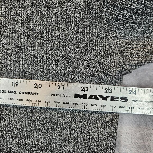 Naturalife Mens XL Gray V-Neck Sweater 100% Cotton Career office hipster dad - Picture 4 of 10